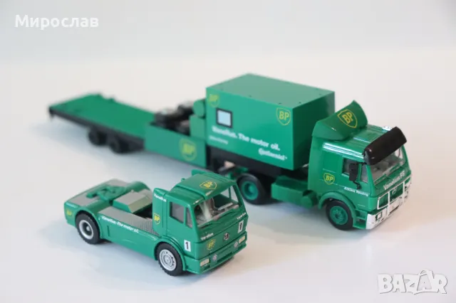 HERPA / WIKING 1:87 H0 MERCEDES BENZ КАМИОН TIR МОДЕЛ, снимка 7 - Колекции - 50164424