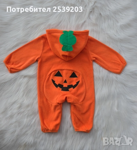 Бебешки гащеризон тиква и мече 3-6 месеца, снимка 7 - Бебешки гащеризони - 52195283