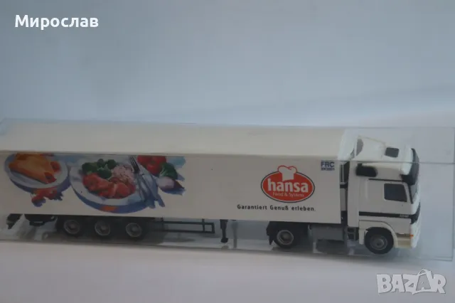 AWM 1:87 H0 MERCEDS BENZ ACTROS КАМИОН ТИР ИГРАЧКА МОДЕЛ, снимка 7 - Колекции - 49374722