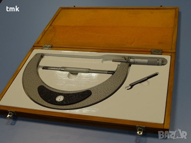 Микрометър SUHL 175-200 mm, 0.01 DDR Micrometer, снимка 6 - Куфари с инструменти - 38732072
