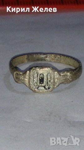 Старинен пръстен сачан над стогодишен - 73101, снимка 1 - Антикварни и старинни предмети - 29012401