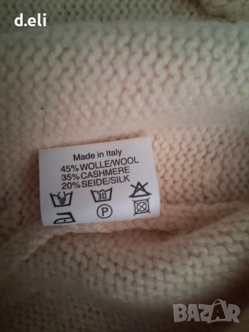 Iris von Arnim Original Size.M Кашмир, Вълна Коприна, снимка 7 - Блузи с дълъг ръкав и пуловери - 52961684