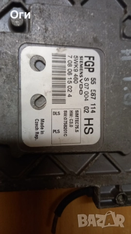 Компютър двигател за Opel Astra H и Zafita B 1.6 i, 2006-2014г. 5WK9 460 / 55 567 114, снимка 2 - Части - 52340170