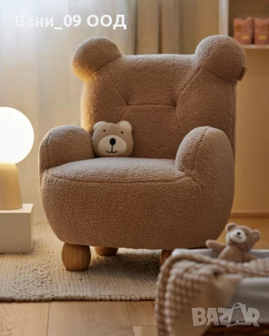 Детски фотьойл "Мече", снимка 2 - Дивани и мека мебел - 50614142