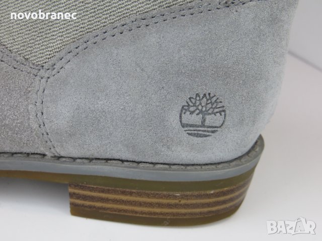 Timberland 37/38 боти естествена кожа велур, снимка 3 - Дамски боти - 43103736