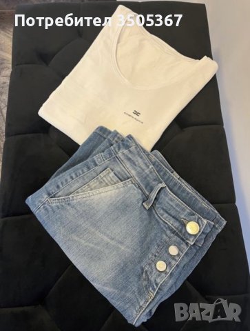 Панталони Elisabetta Franchi + подарък БЛУЗИ, снимка 8 - Дънки - 43377464