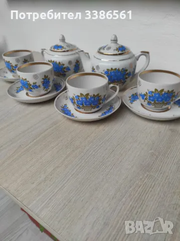 Руски порцеланов сервиз , снимка 3 - Сервизи - 50055728