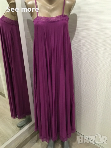 ZARA дълга рокля плисе S