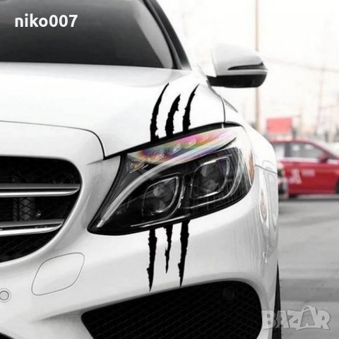 Monster-Емблема-стикер за автамобил-bmw-vw-ауди-кия-пежо-форд-мерцедес-рено-волво-хонда-шкода-сузуки, снимка 2 - Аксесоари и консумативи - 32737822