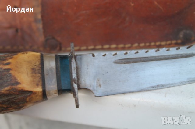 Немски ловен нож, снимка 4 - Антикварни и старинни предмети - 39150013