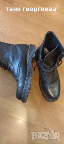 кубинки/боти от естествена кожа, снимка 2 - Дамски ежедневни обувки - 50677205