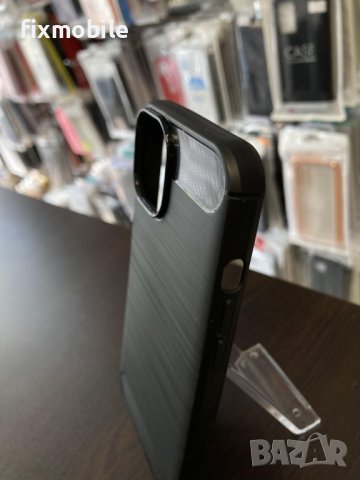 Apple iPhone 14 Carbon Pro силиконов гръб / кейс, снимка 3 - Калъфи, кейсове - 40509598