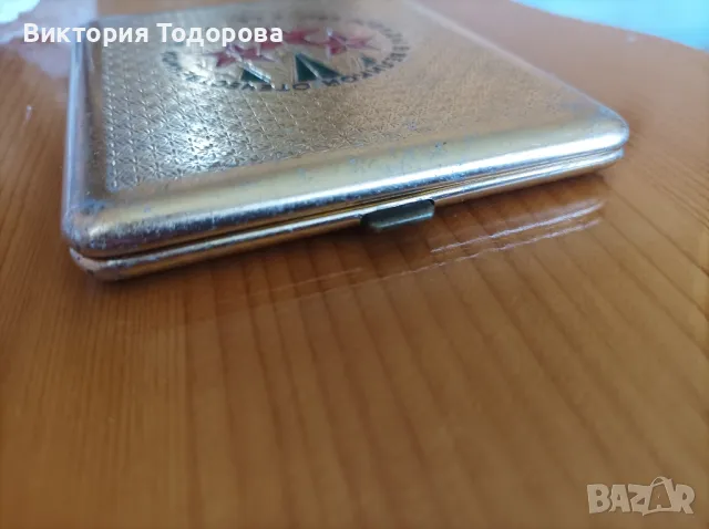 Ретро СССР юбилейна, алуминиева табакера, снимка 5 - Антикварни и старинни предмети - 50087968