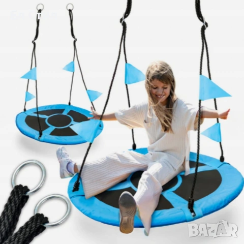 Люлка "Щъркелово гнездо" — здрава, удобна и подходяща за деца и възрастни до 150 кг, снимка 8 - Детски люлки - 53356192