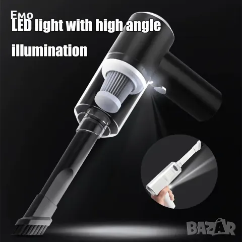 Мощно безжична ръчна прахосмукачка - 2000mAh, снимка 7 - Аксесоари и консумативи - 48683710