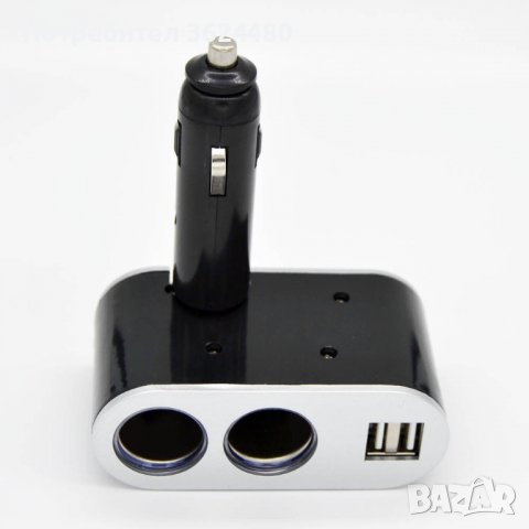 Разклонител за запалка с две гнезда и 2 x USB, снимка 3 - Аксесоари и консумативи - 39531961