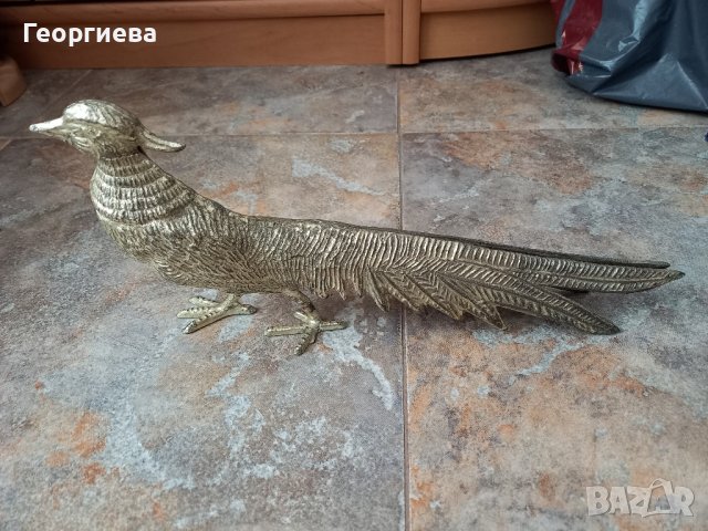 Два калаени пауна., снимка 7 - Статуетки - 44131626