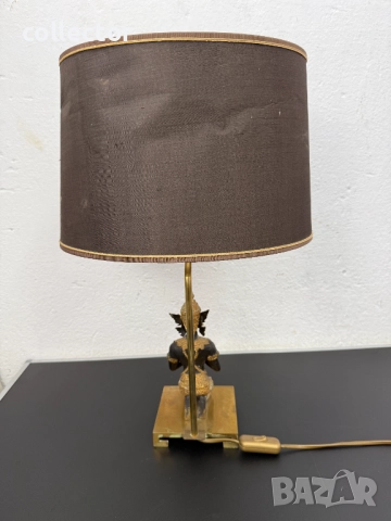 Тайландска бронзова лампа Тепаном - Thepanom №7770, снимка 4 - Антикварни и старинни предмети - 52839283