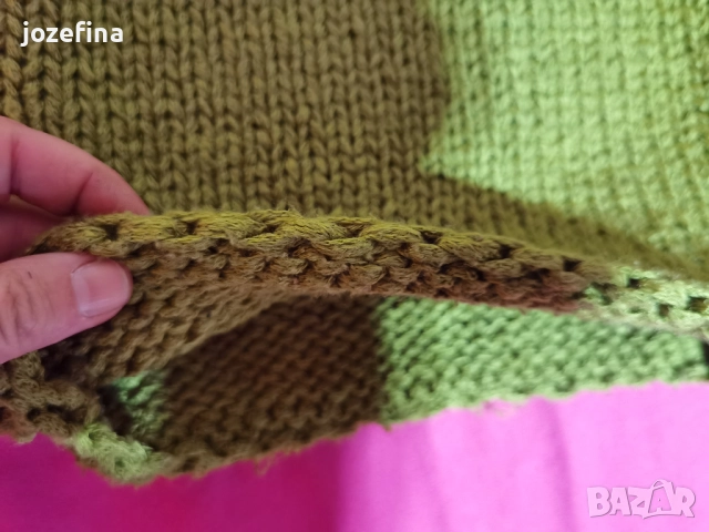 Детски ръчно плетен пуловер за 2-3г дете, снимка 3 - Детски пуловери и жилетки - 51802240