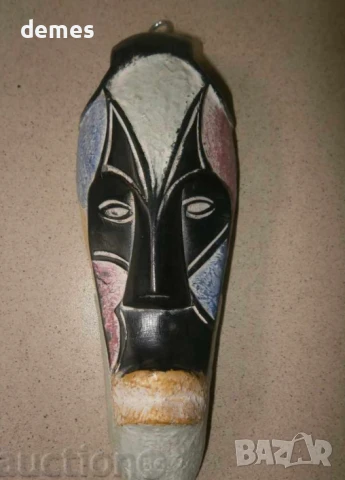 Серия Fang маски от Камерун - малка, снимка 4 - Антикварни и старинни предмети - 50885405
