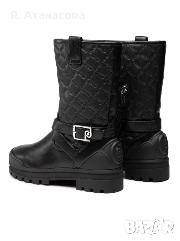 Liu Jo Боти Kelly от еко кожа, Черен - Оригинални, снимка 13 - Дамски боти - 52955092