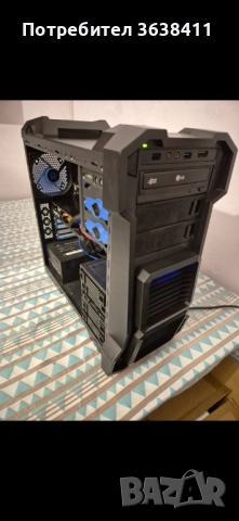 Геймърски компютър гаранция/i3 9100f 16GB,RX 480 4GB, 256GB SSD HDD 500GB