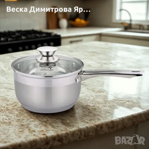 Касерола с капак Rosberg, 16 см, Неръждаема стомана, снимка 5 - Съдове за готвене - 50320724