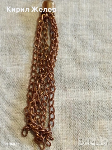 Винтидж колие ажурно метално сърце с инкрустирани кристали красива орнаментика 51237, снимка 4 - Колиета, медальони, синджири - 53463881