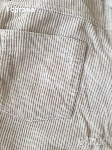 Бели кадифени джинси, снимка 3 - Дънки - 37820854