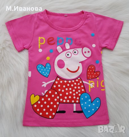 Тениска Peppa Pig,  Hello Kitty, Miney Mays, снимка 9 - Детски тениски и потници - 28244109