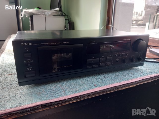 DENON DRM-550 Stereo Cassette Deck , снимка 5 - Декове - 43913243