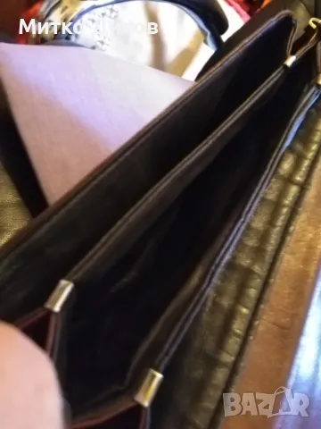 Lorenza firenze genuine leather bag hand made маркова женска чанта отлична ест.кожа 27х20см, снимка 11 - Чанти - 49442306