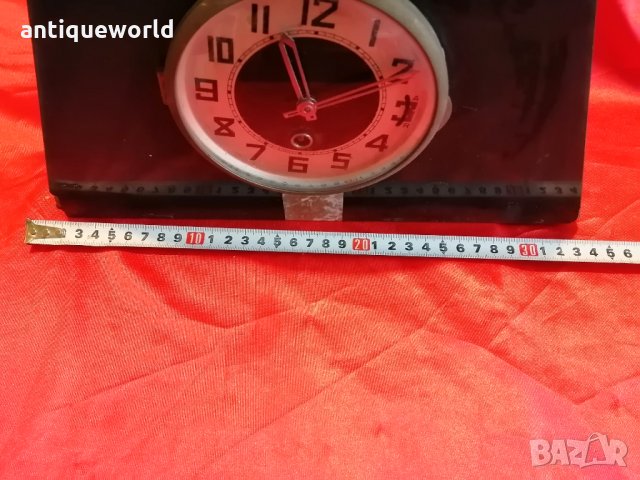 Стар Мраморен Механичен Настолен Каминен Часовник, снимка 7 - Антикварни и старинни предмети - 35271961