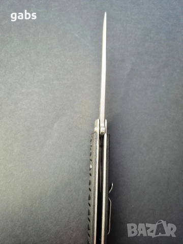 Сгъваем нож BRUTALICA BADYUK Tanto Black Stonewash, снимка 9 - Ножове - 52923062