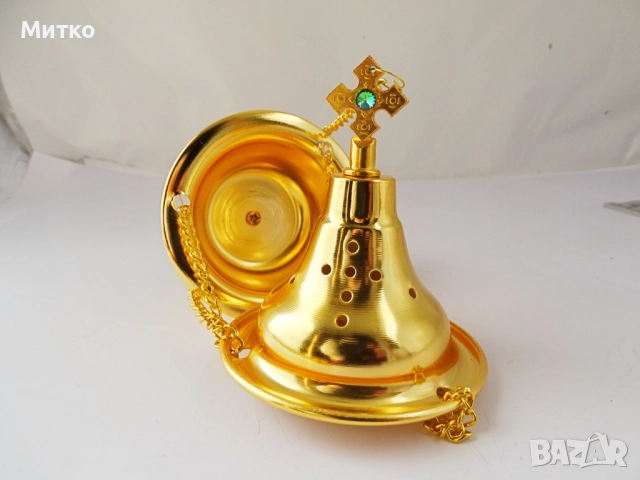 Нова малка бронзова кандилница , снимка 13 - Други ценни предмети - 52071500