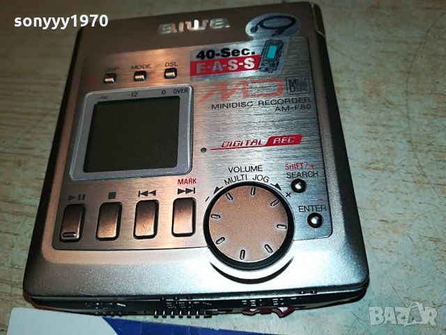aiwa minidisc recorder-внос germany 2007210825, снимка 4 - MP3 и MP4 плеъри - 33571150