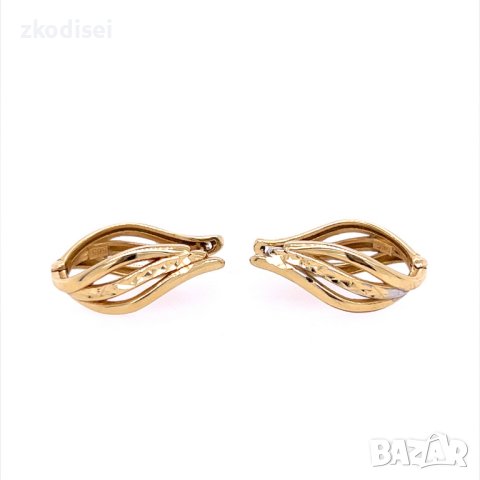 Златни обеци 3,77гр. 14кр. проба:585 модел:21739-1, снимка 1