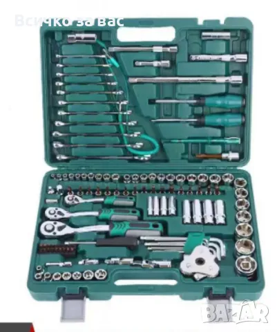 Комплект инструменти за ремонт на автомобил, 121 части, снимка 3 - Аксесоари и консумативи - 49645519