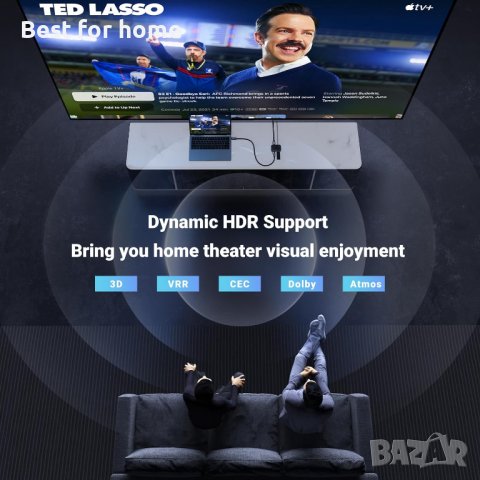 Ugreen HDMI 4K@120Hz, 8K@60Hz превключвател 2 в 1 изход, снимка 6 - Аксесоари - 43592222