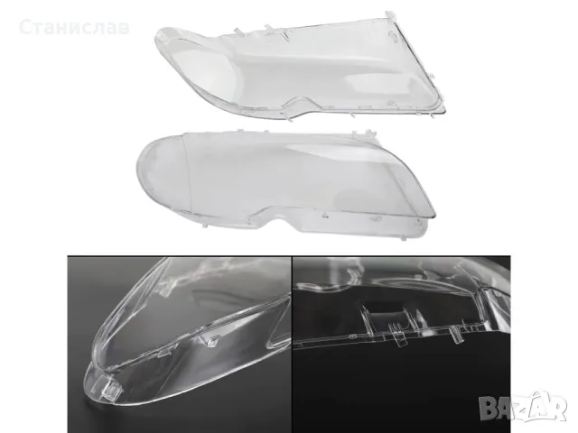 Стъкла (капаци) за фарове за BMW 3 E46 Facelift Coupe / Cabrio, снимка 3 - Части - 47663861
