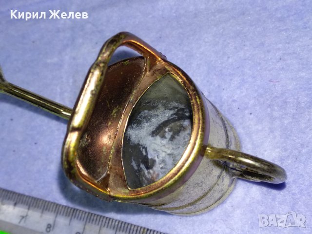 СТАРА МЕТАЛНА ФИГУРАЛНА МИНИАТЮРА на ГРАДИНСКА ЛЕЙКА За КОЛЕКЦИЯ ДЕКОРАЦИЯ 39881, снимка 9 - Колекции - 43598193