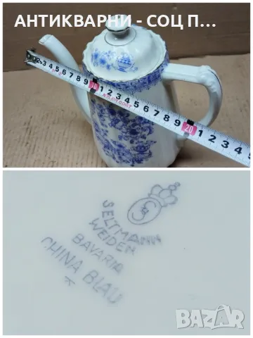 Стар Порцеланов Чайник. , снимка 6 - Антикварни и старинни предмети - 47331023
