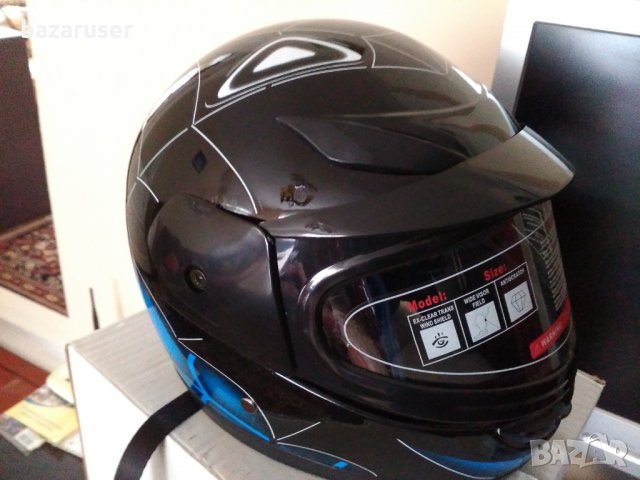 Детска Каска Синя Spider-Man, снимка 3 - Други - 32236650