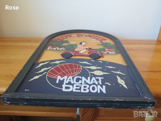 Стара,рекламна картина,  3 D, релефна,FRANCE, снимка 12 - Антикварни и старинни предмети - 44084443