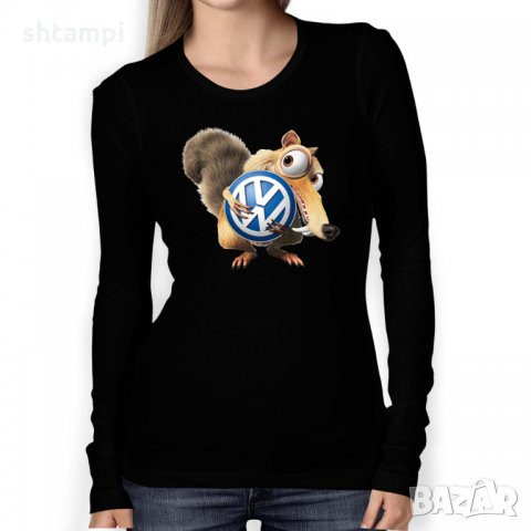 Дамска тениска Volkswagen Scrat, снимка 3 - Тениски - 32858492