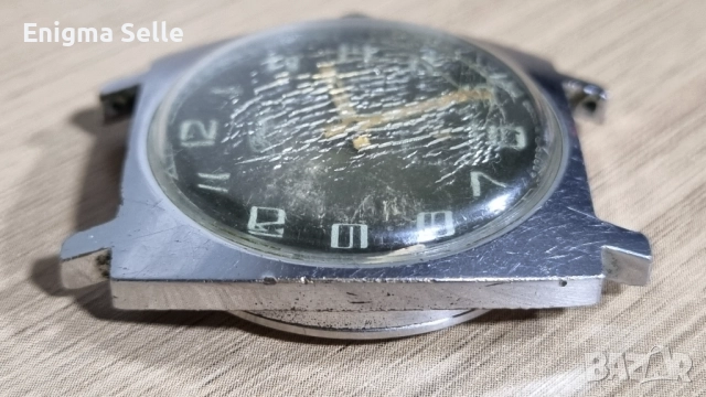 Винтидж съветски механичен ръчен часовник Zim, снимка 3 - Мъжки - 52975854