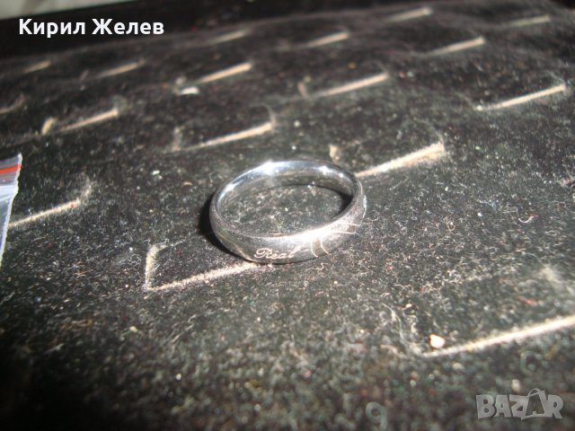 ДАМСКА ХАЛКА с НАДПИС REAL LOVE БЛАГОРОДНА НЕРЪЖДАЕМА СТОМАНА ВИСОКО КАЧЕСТВО 20638