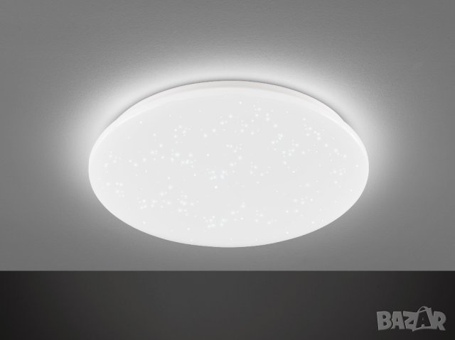 EGLO LED таванна лампа »POGLIOLA-S«, звездно небе, кристален ефект, модерна, таванна лампа Ø 50см, снимка 3 - Лампи за таван - 43834986