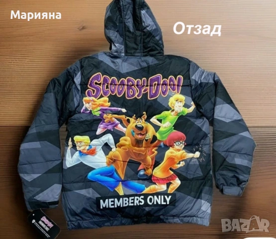 Яке на Скуби Ду  за момчета и за момичета! Якето е с две картинки  едната е отпред, другата на гърба, снимка 2 - Якета - 53416673