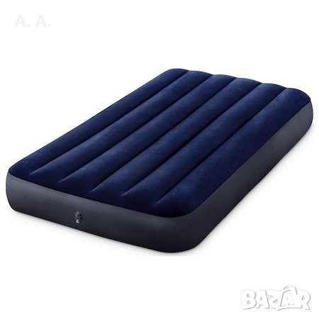 Надуваем матрак Intex Twin Dura Beam, 191x99x25 см